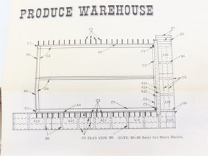 HO Scale Campbell 435 Produce Warehouse Building Craftsman Kit