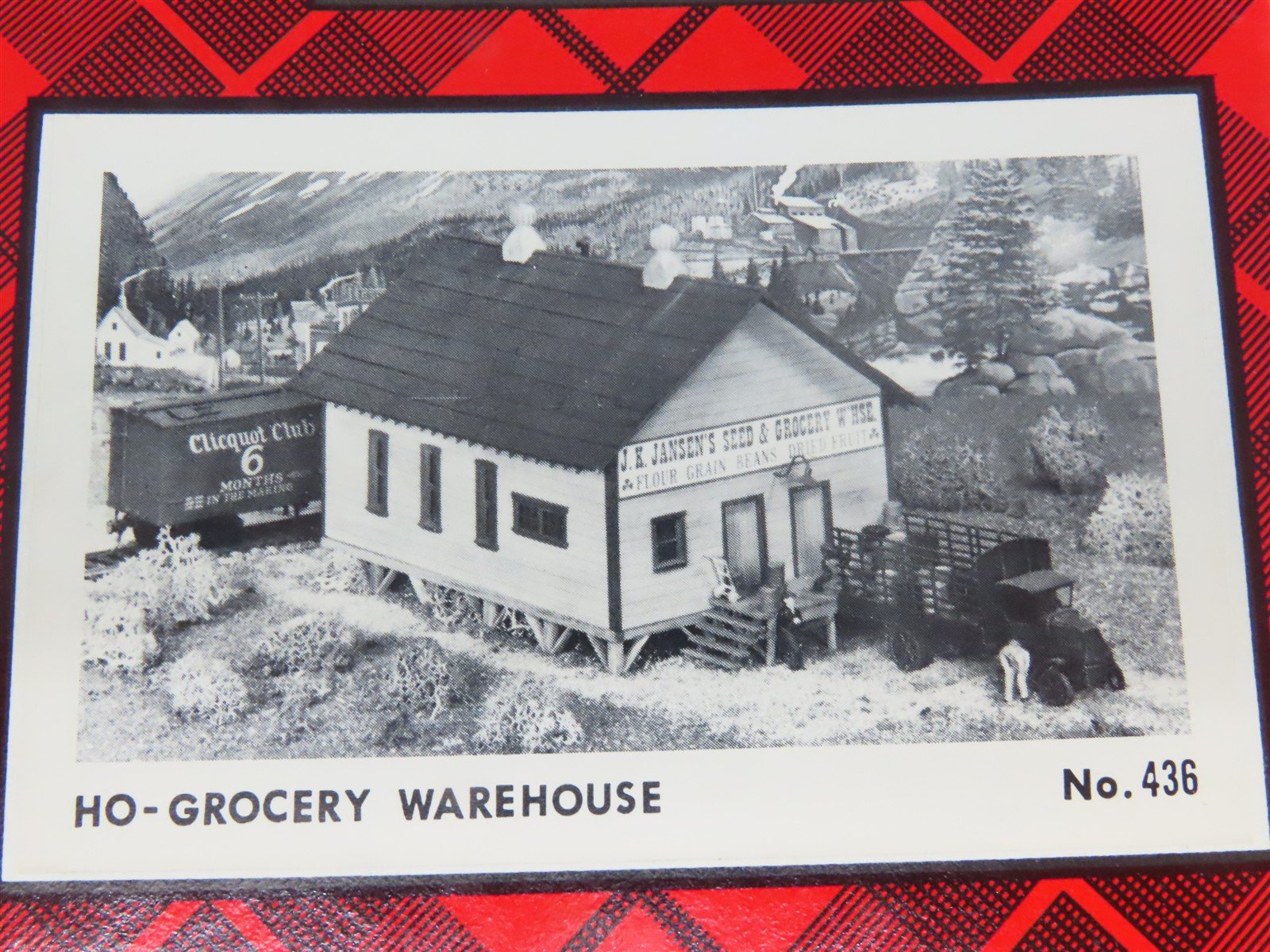 HO Scale Campbell 436 Grocery Warehouse Building Craftsman Kit