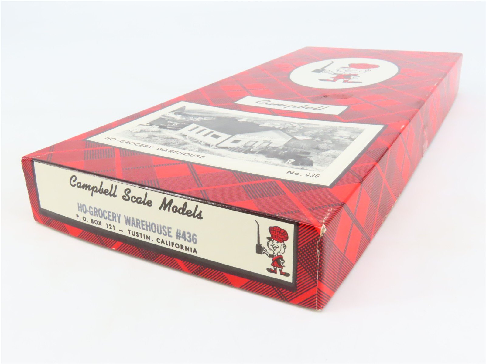 HO Scale Campbell 436 Grocery Warehouse Building Craftsman Kit