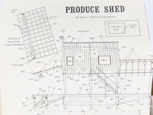 HO Scale Campbell 379-1195 Produce Shed Building Craftsman Kit