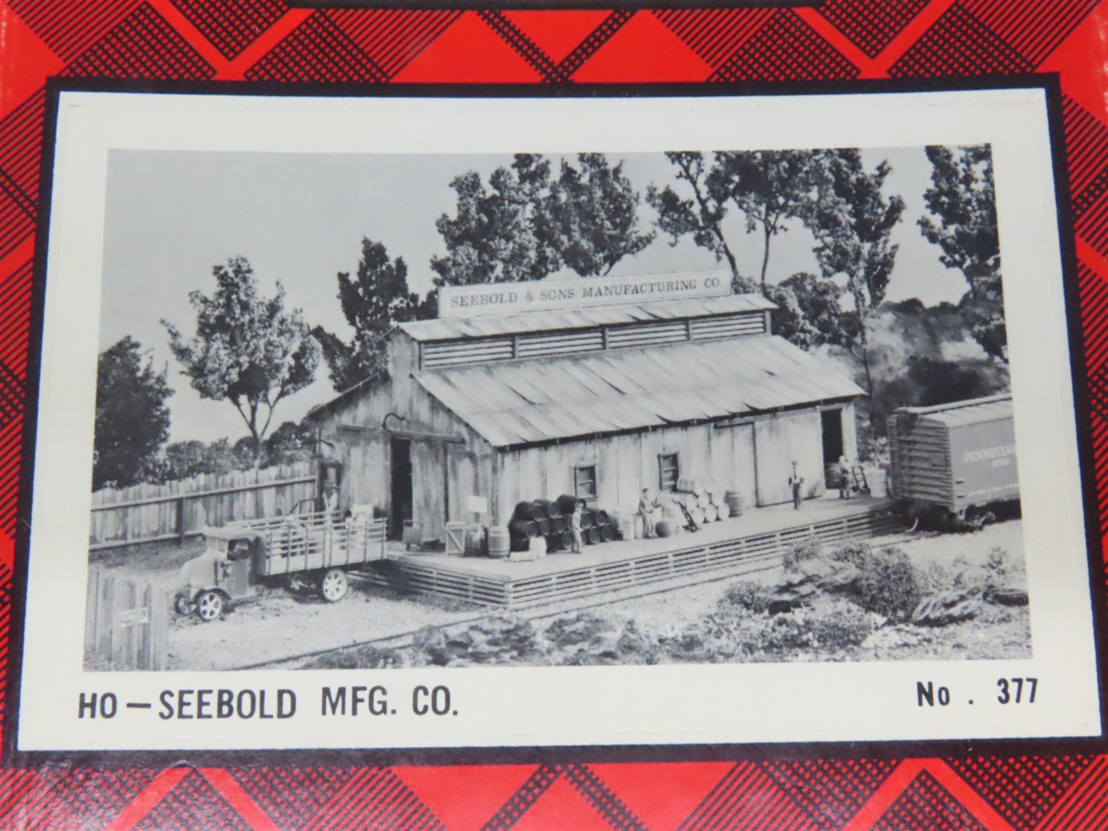 HO Scale Campbell 377-1295 Seebold Manufacturing Building Craftsman Kit