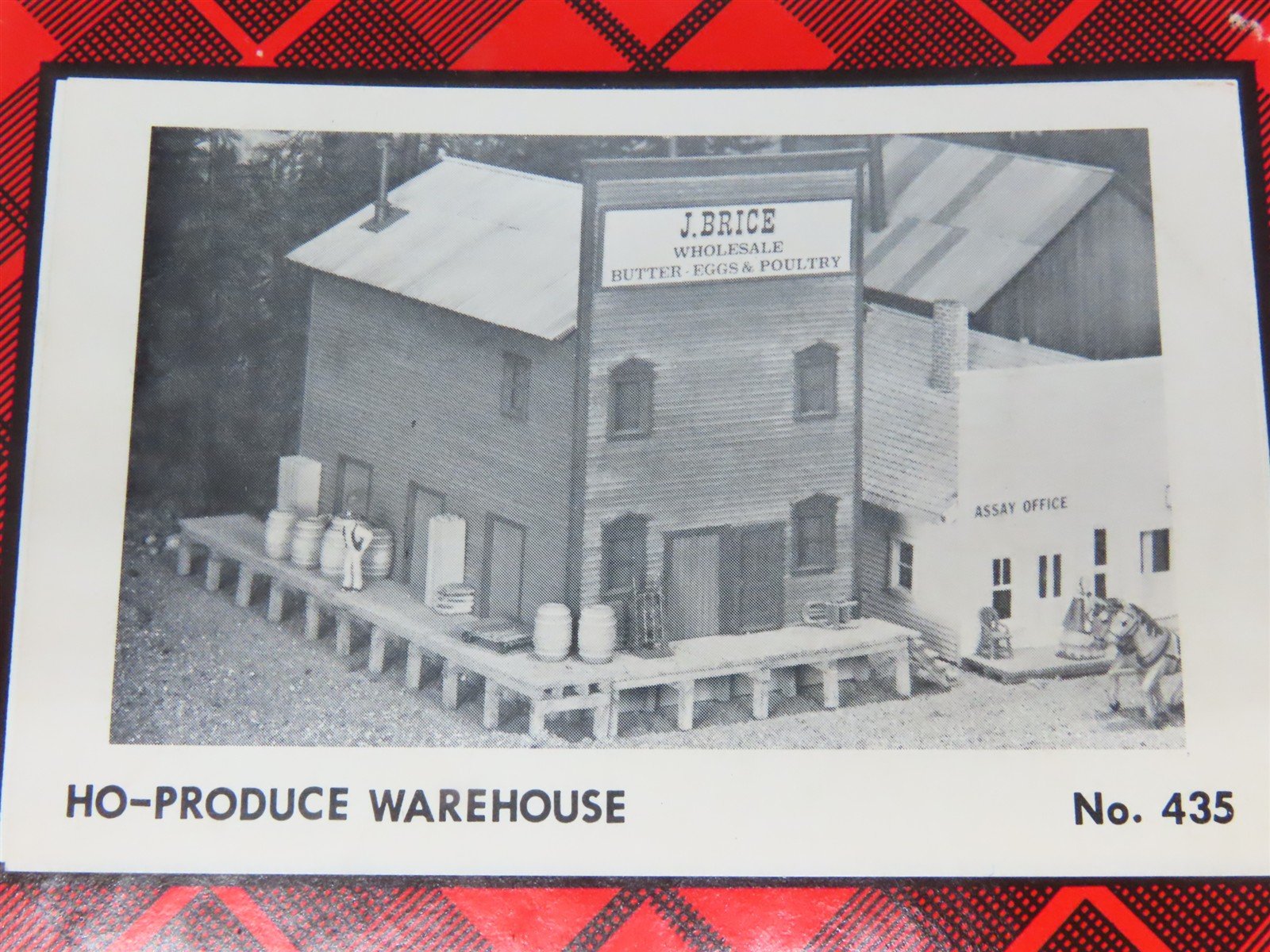 HO Scale Campbell 435 Produce Warehouse Building Craftsman Kit
