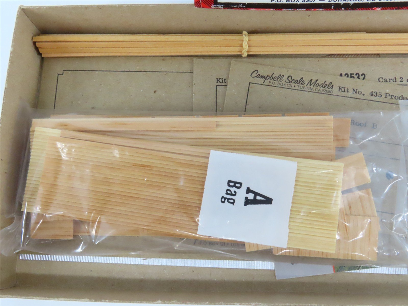 HO Scale Campbell 435 Produce Warehouse Building Craftsman Kit