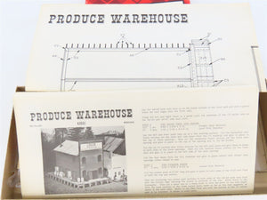 HO Scale Campbell 435 Produce Warehouse Building Craftsman Kit