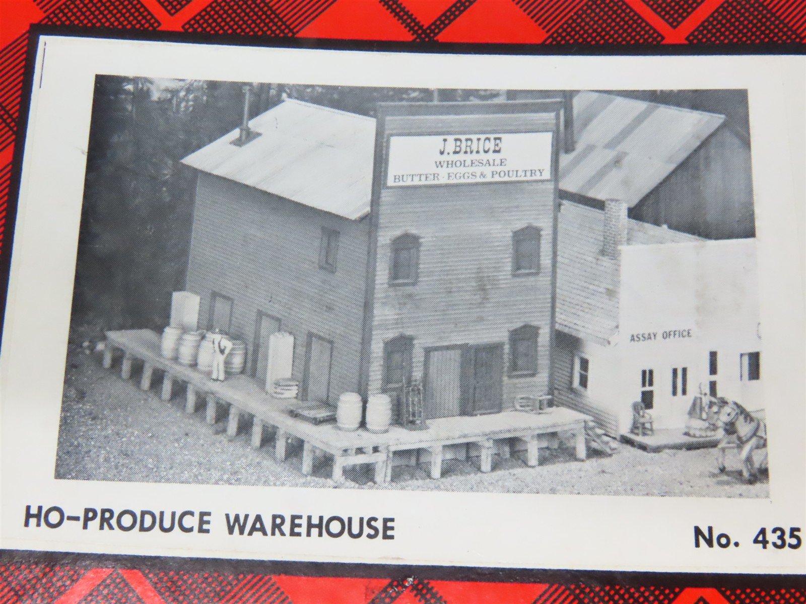 HO Scale Campbell 435 Produce Warehouse Building Craftsman Kit