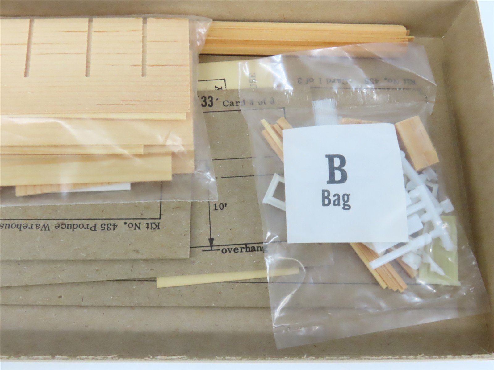 HO Scale Campbell 435 Produce Warehouse Building Craftsman Kit