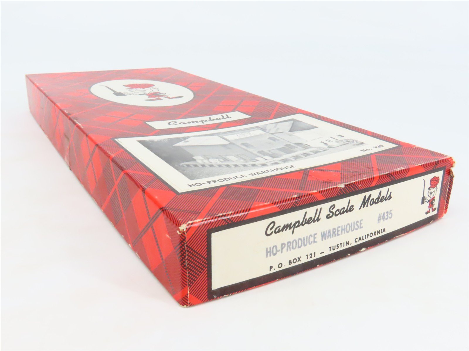 HO Scale Campbell 435 Produce Warehouse Building Craftsman Kit