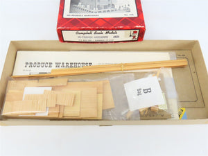 HO Scale Campbell 435 Produce Warehouse Building Craftsman Kit