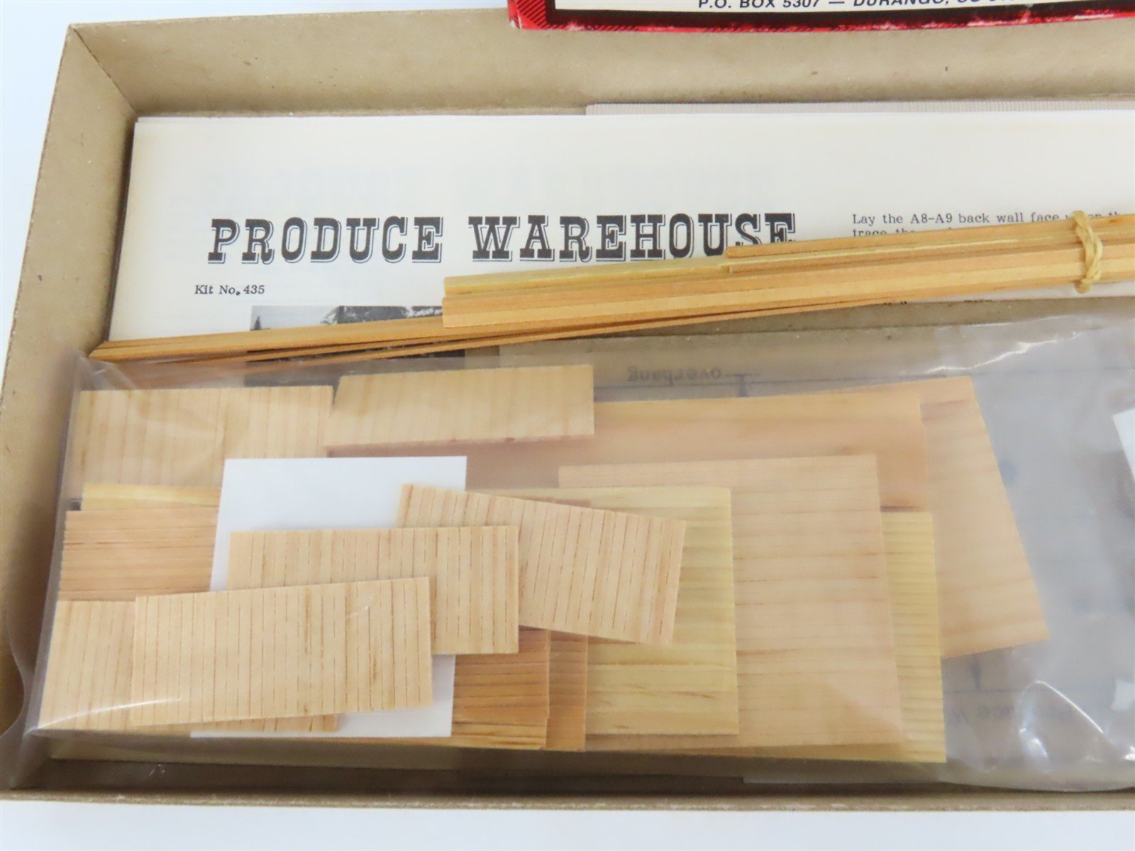 HO Scale Campbell 435 Produce Warehouse Building Craftsman Kit