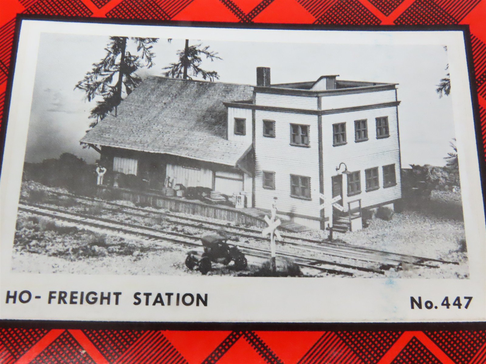 HO Scale Campbell 447 Freight Station Building Craftsman Kit