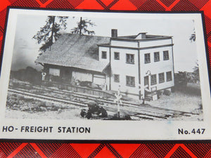 HO Scale Campbell 447 Freight Station Building Craftsman Kit