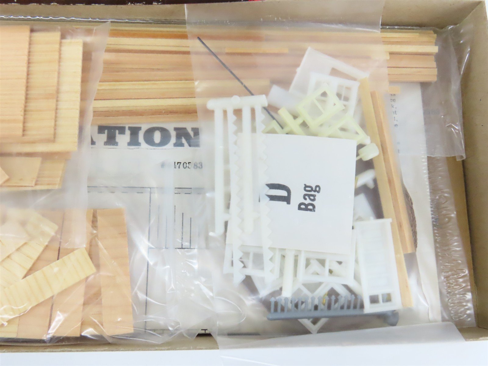 HO Scale Campbell 447 Freight Station Building Craftsman Kit