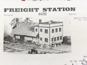 HO Scale Campbell 447 Freight Station Building Craftsman Kit