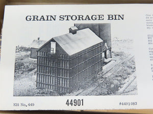 HO Scale Campbell 449 Grain Storage Bin Building Craftsman Kit