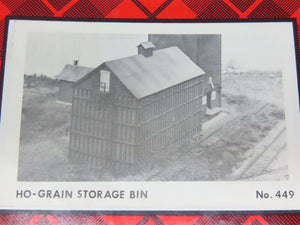 HO Scale Campbell 449 Grain Storage Bin Building Craftsman Kit