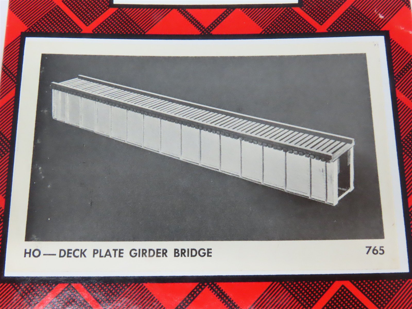 HO Scale Campbell 765 Deck Plate Girder Bridge Building Craftsman Kit