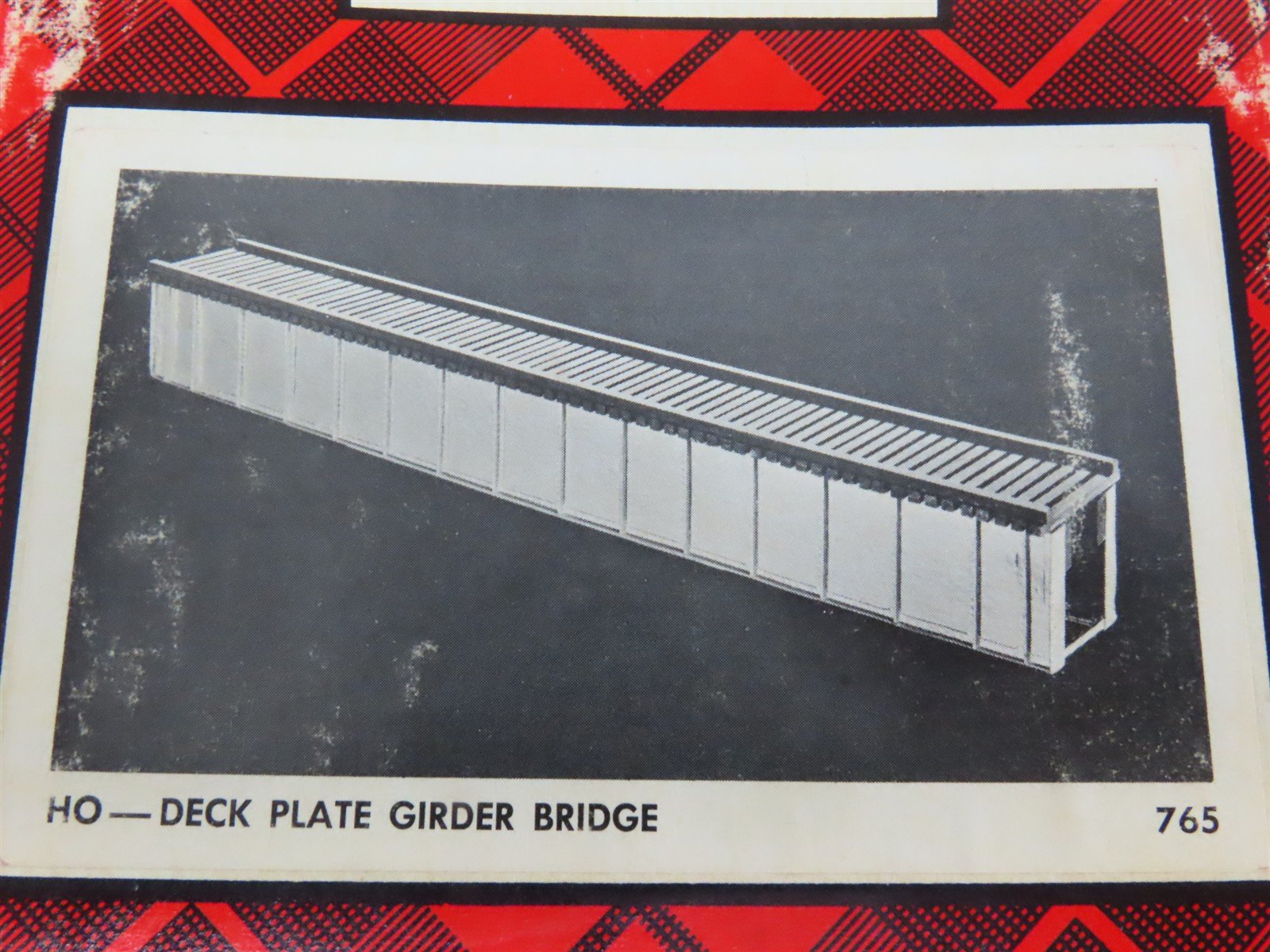 HO Scale Campbell 765 Deck Plate Girder Bridge Building Craftsman Kit