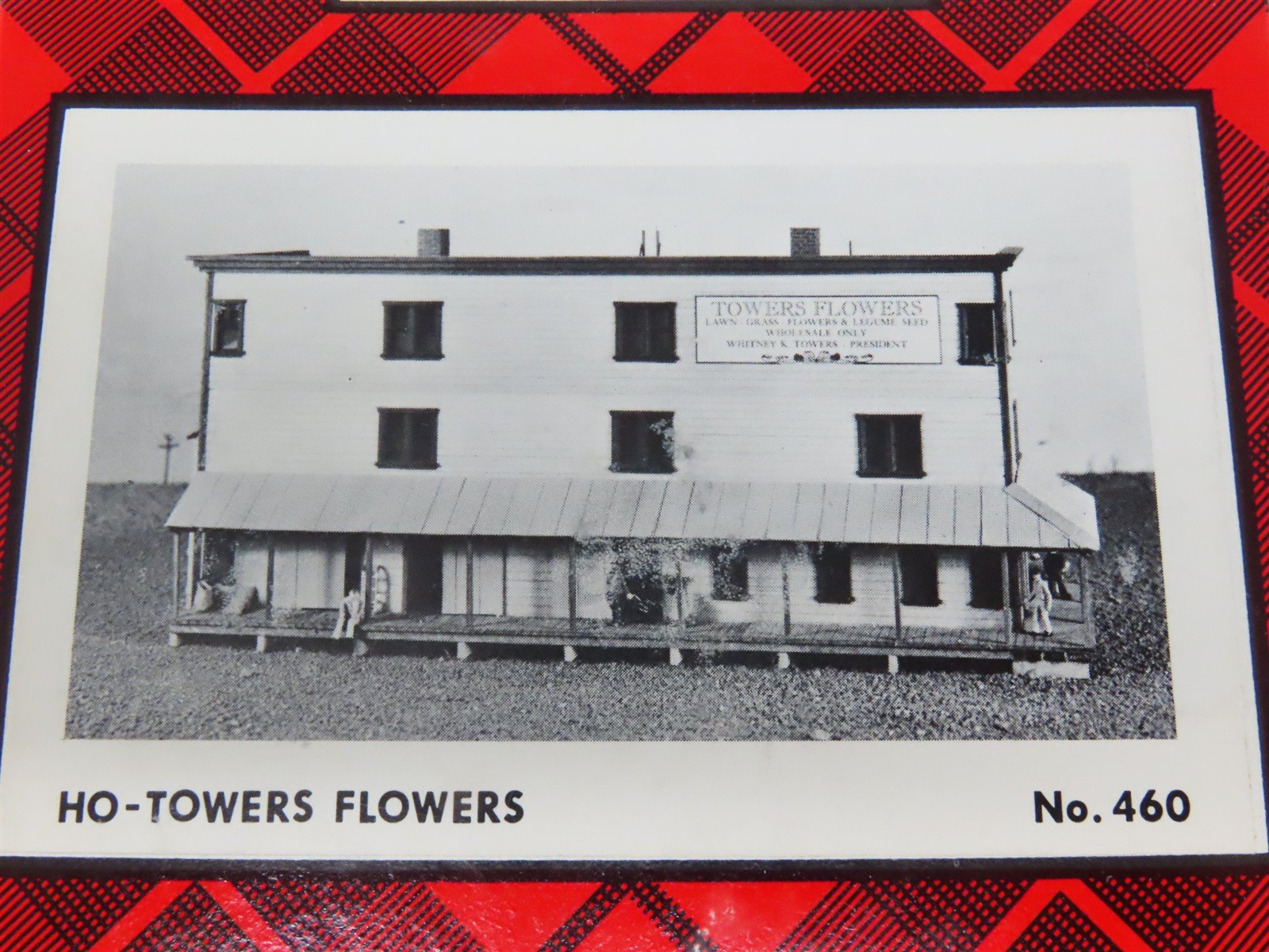 HO Scale Campbell 460 Towers Flowers Building Craftsman Kit