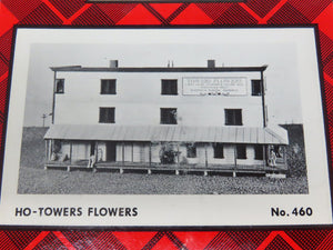HO Scale Campbell 460 Towers Flowers Building Craftsman Kit