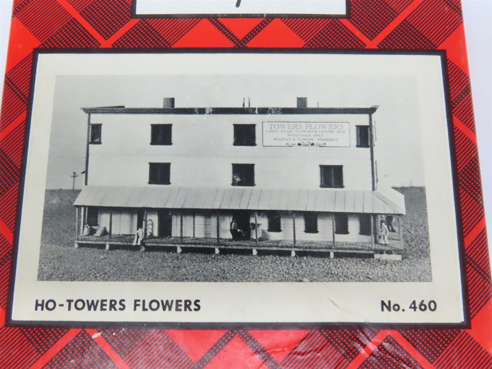HO Scale Campbell 460 Towers Flowers Building Craftsman Kit