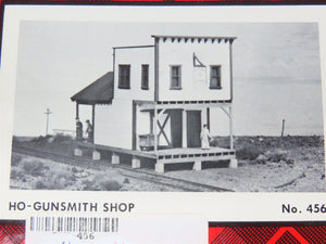 HO Scale Campbell 456 Gunsmith Shop Building Craftsman Kit