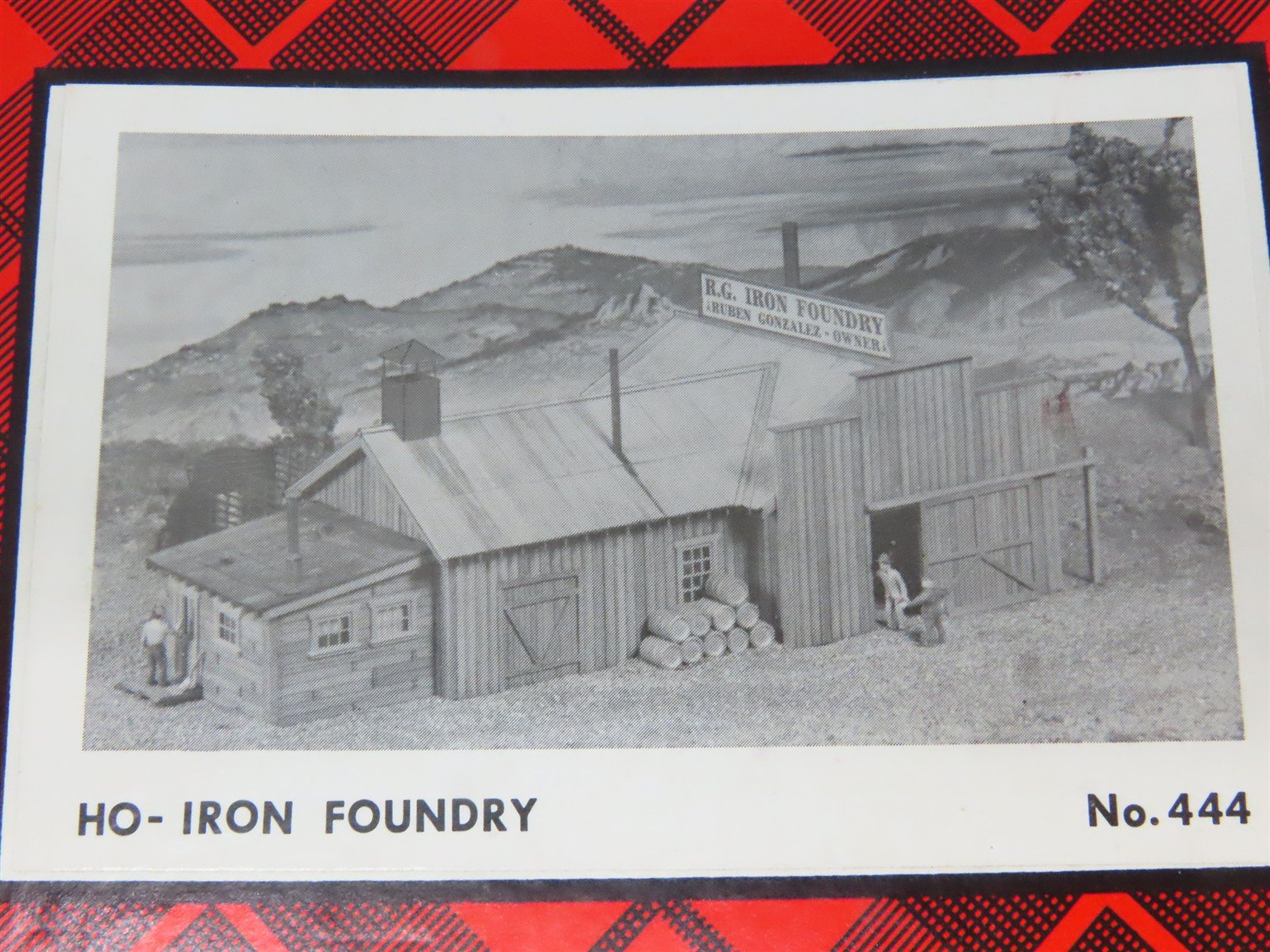 HO Scale Campbell 444 Iron Foundry Building Craftsman Kit