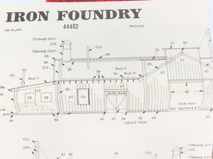 HO Scale Campbell 444 Iron Foundry Building Craftsman Kit