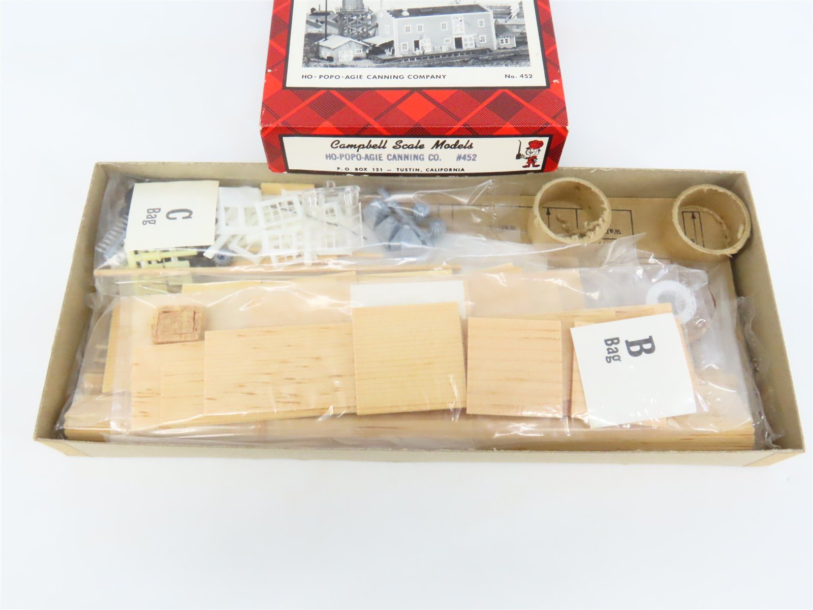 HO Scale Campbell 452 Popo-Agie Canning Co. Building Craftsman Kit