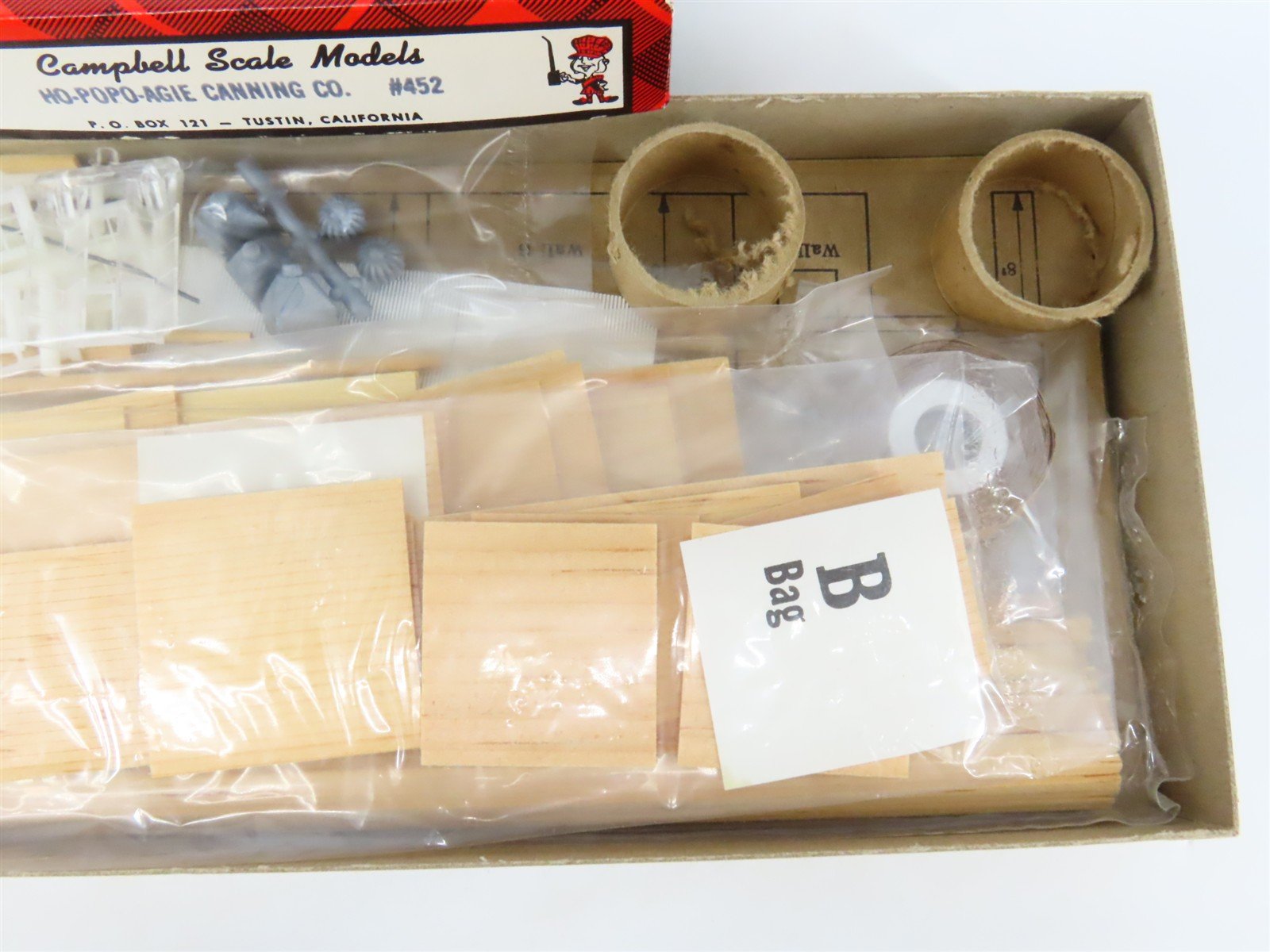 HO Scale Campbell 452 Popo-Agie Canning Co. Building Craftsman Kit