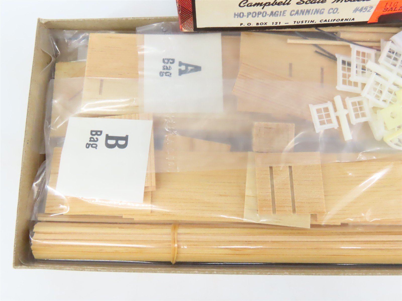 HO Scale Campbell 452 Popo-Agie Canning Co. Building Craftsman Kit