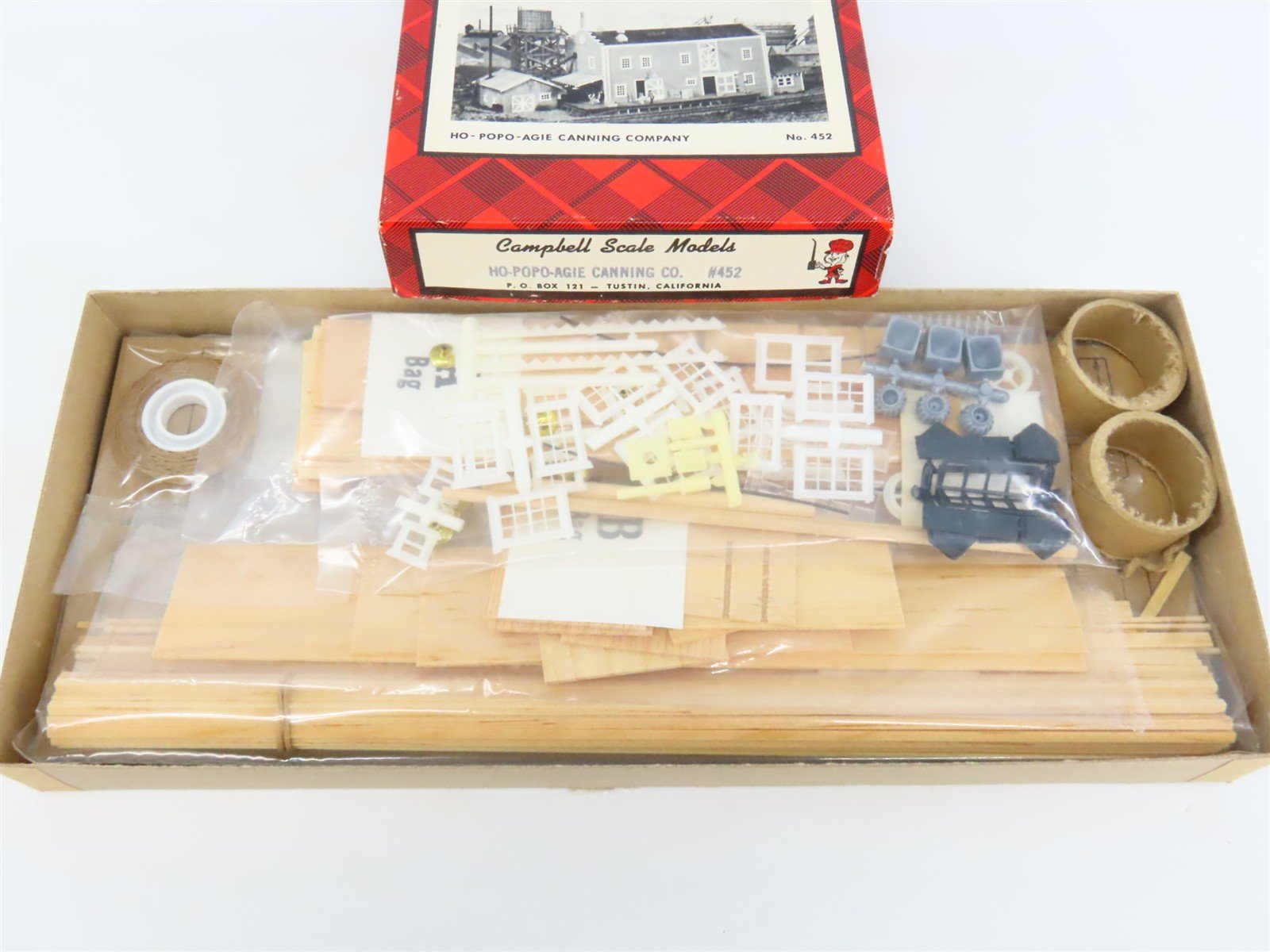 HO Scale Campbell 452 Popo-Agie Canning Co. Building Craftsman Kit