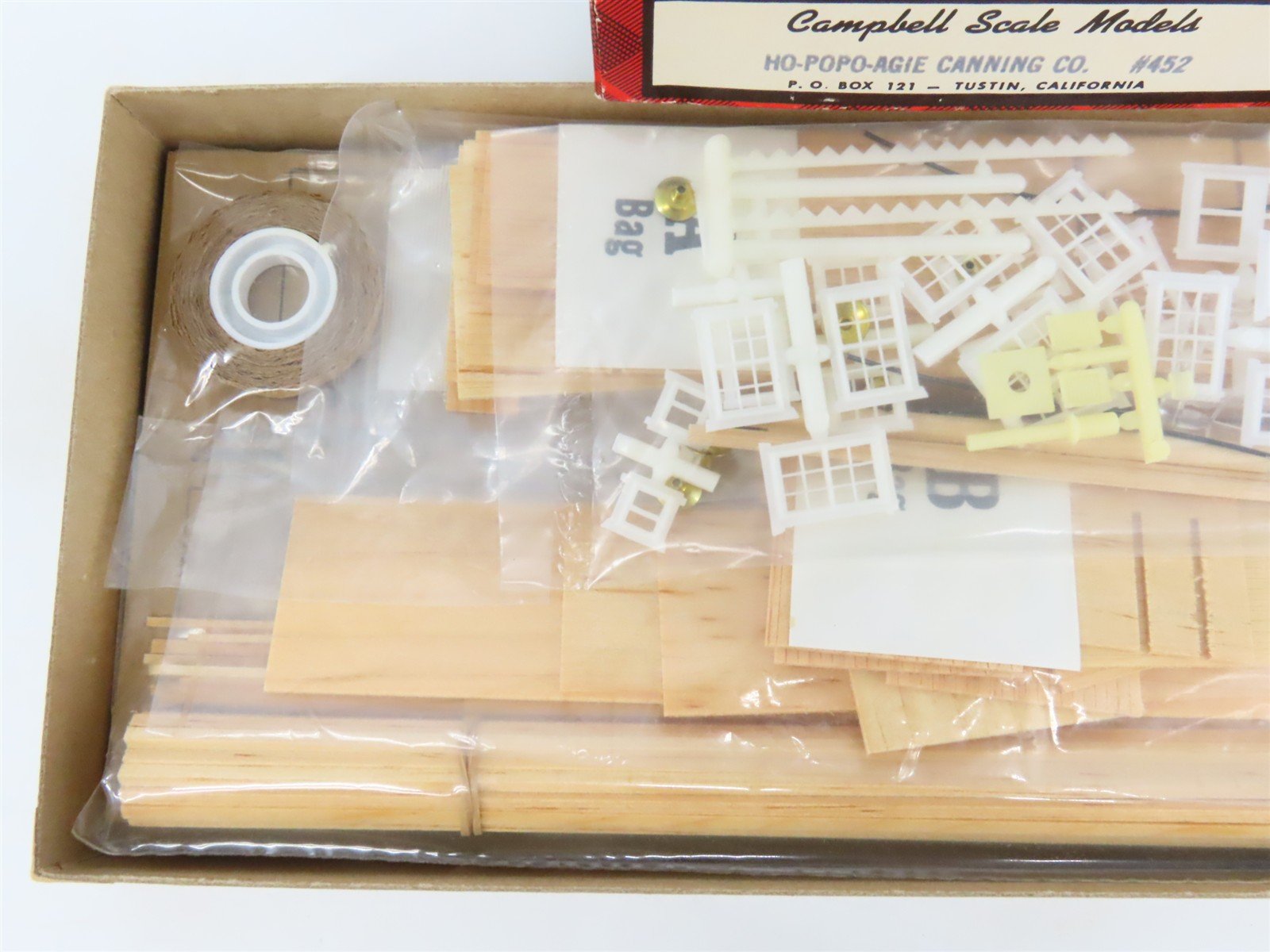 HO Scale Campbell 452 Popo-Agie Canning Co. Building Craftsman Kit
