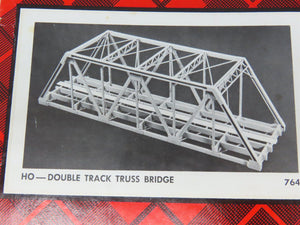 HO Scale Campbell 764-995 Double Track Truss Bridge Craftsman Kit