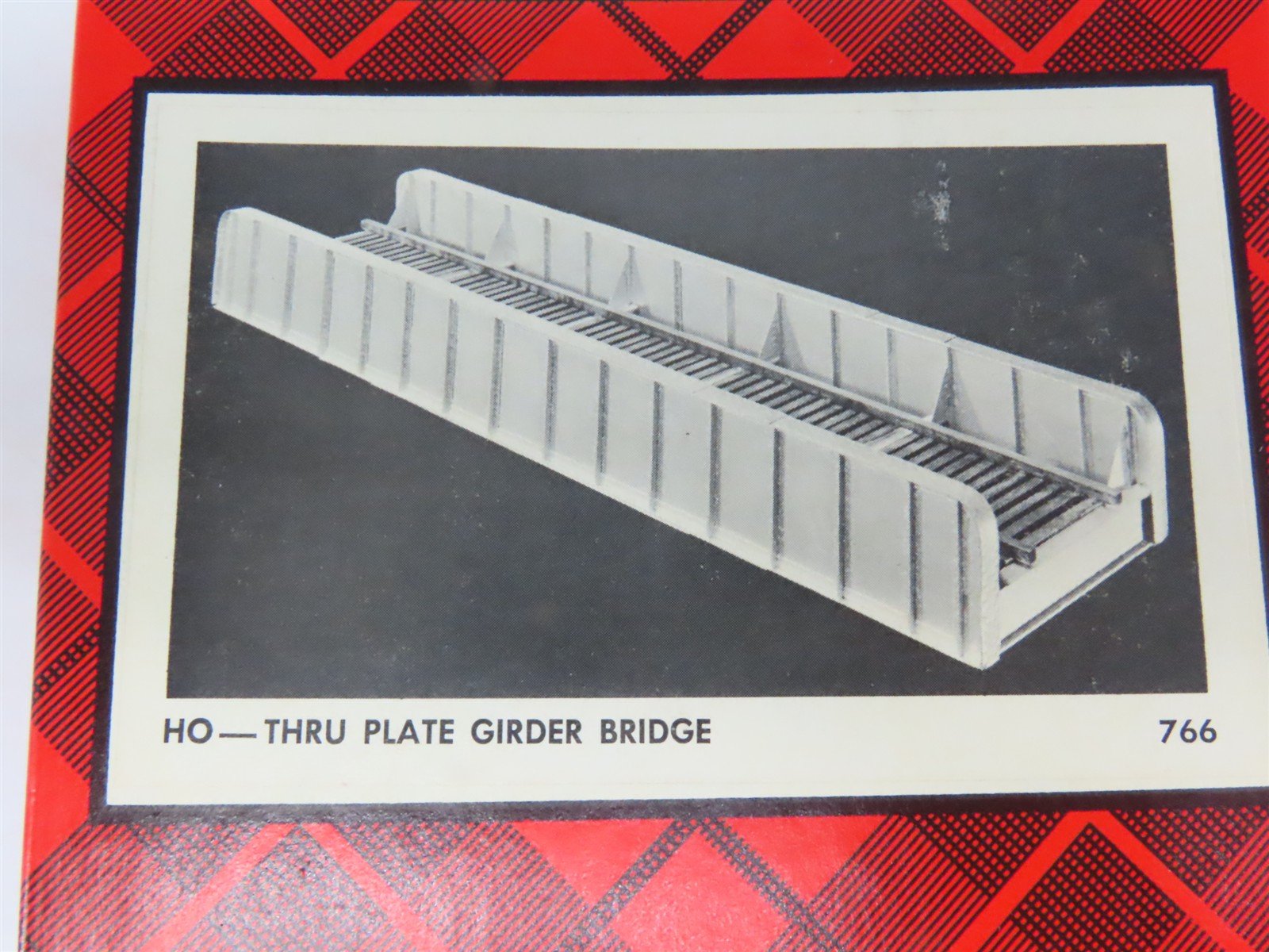 HO Scale Campbell 766-725 Thru-Plate Girder Bridge Building Craftsman Kit