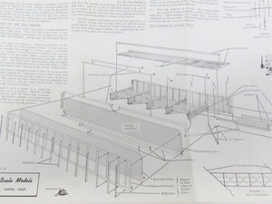 HO Scale Campbell 766-595 Thru-Plate Girder Bridge Building Craftsman Kit