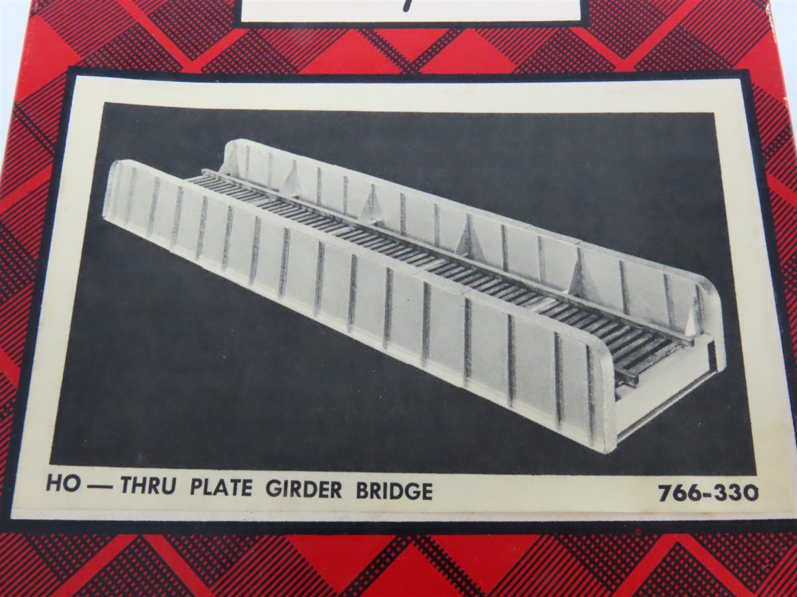 HO Scale Campbell 766 Thru-Plate Girder Bridge Building Craftsman Kit
