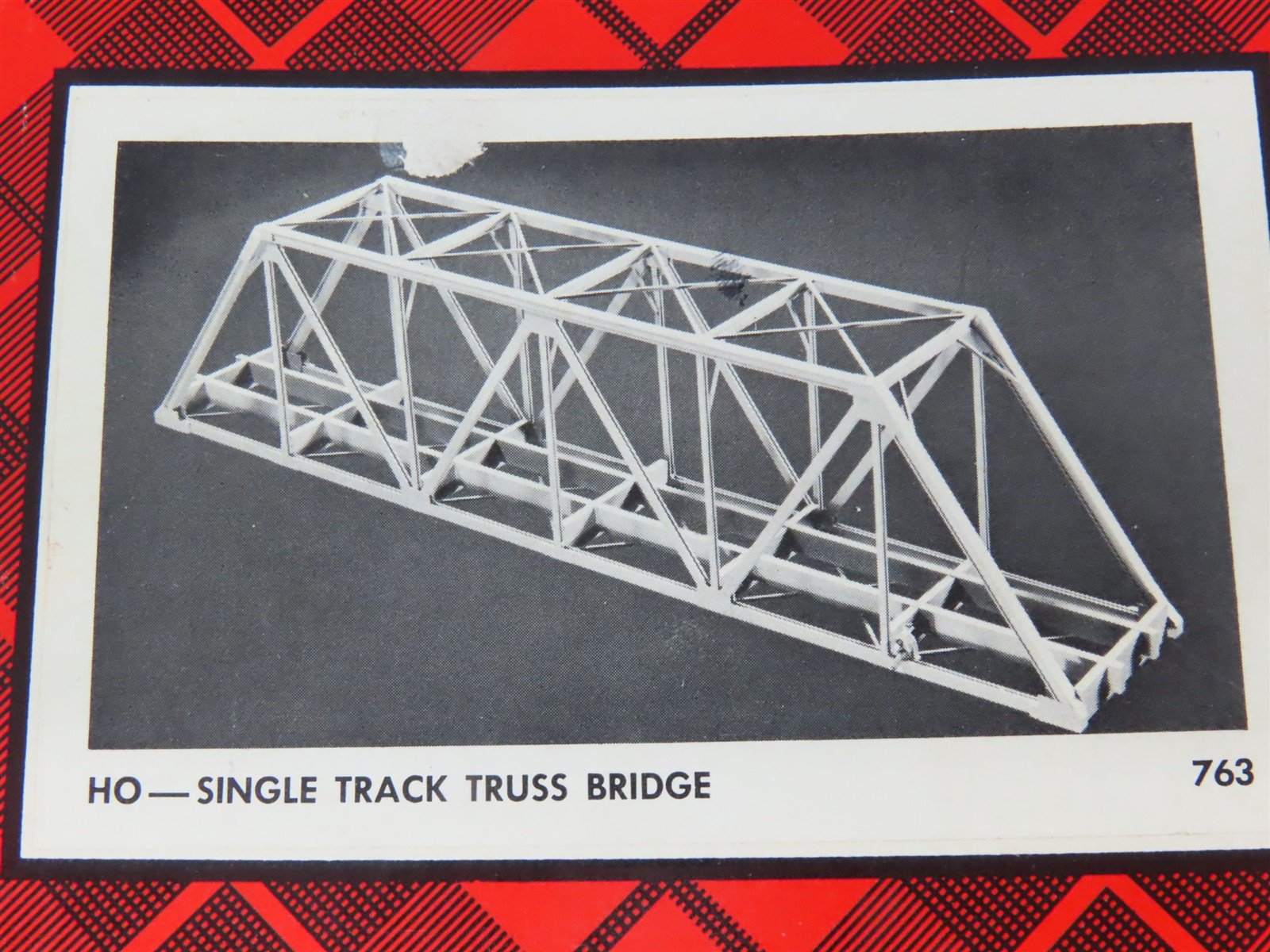 HO Scale Campbell 763-850 Single Track Truss Bridge Building Craftsman Kit