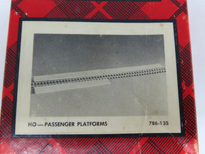 HO Scale Campbell 786 Passenger Platforms Building Craftsman Kit