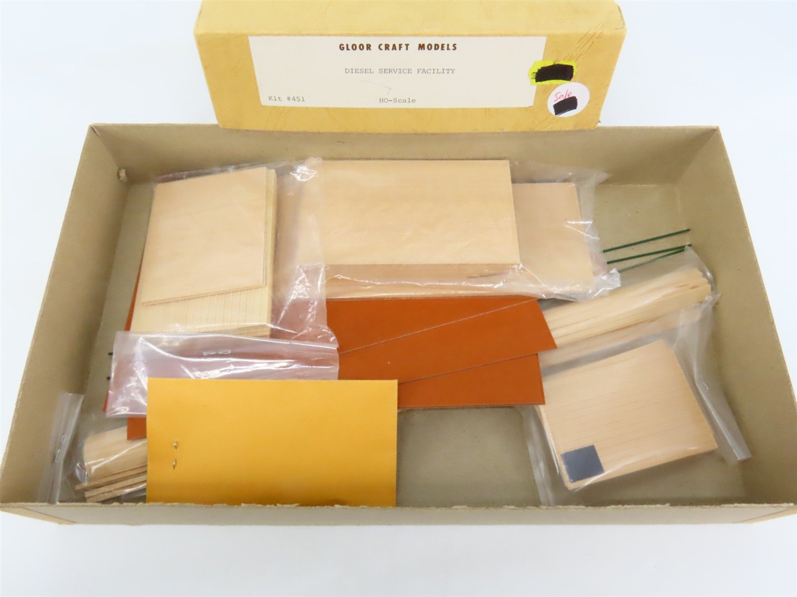 HO Scale Gloor Craft 451 Diesel Service Facility Building Craftsman Kit