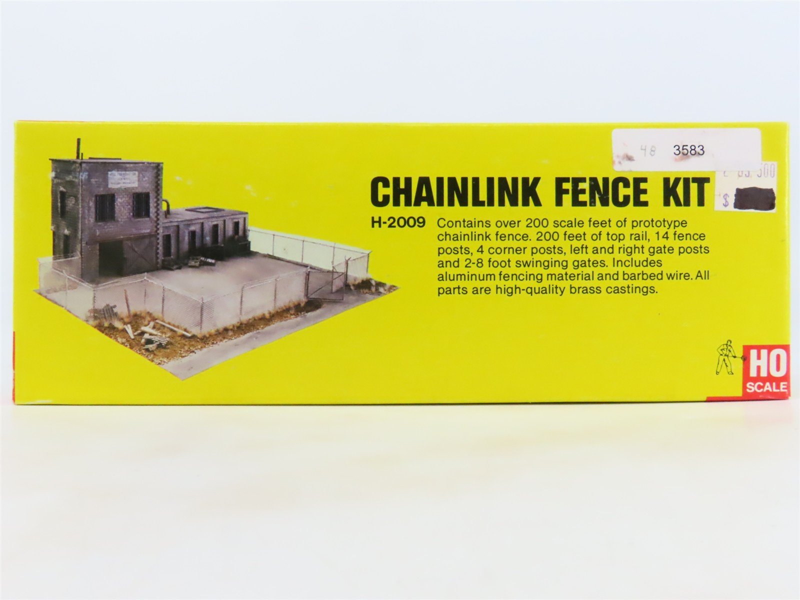 HO Scale Alloy Forms H-2009 Chainlink Fence Building Kit