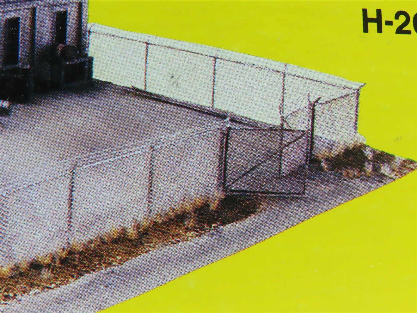 HO Scale Alloy Forms H-2009 Chainlink Fence Building Kit
