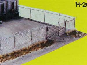 HO Scale Alloy Forms H-2009 Chainlink Fence Building Kit