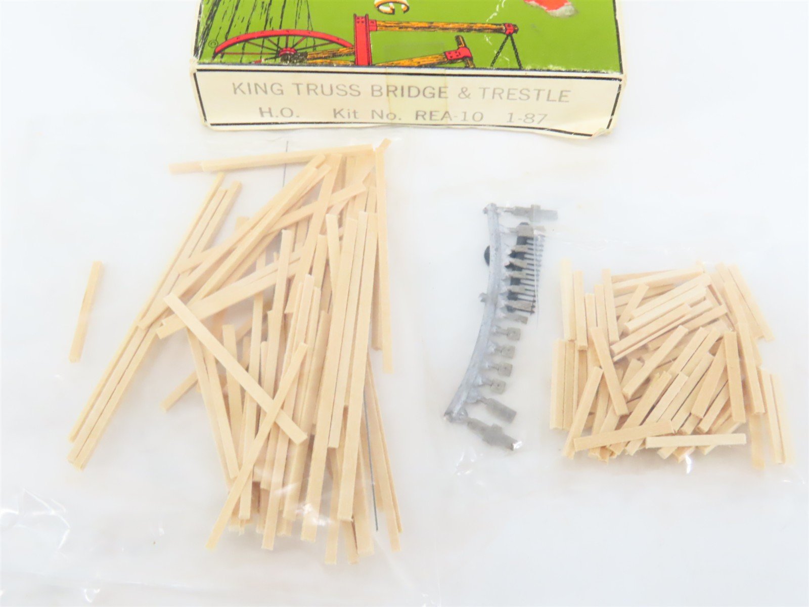 HO Scale Railway Engineering REA-10 King Truss Bridge Building Craftsman Kit