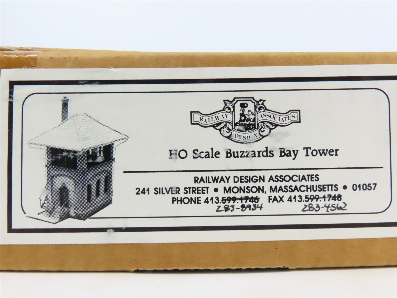 HO Scale Railway Associates Buzzards Bay Tower Building Craftsman Kit