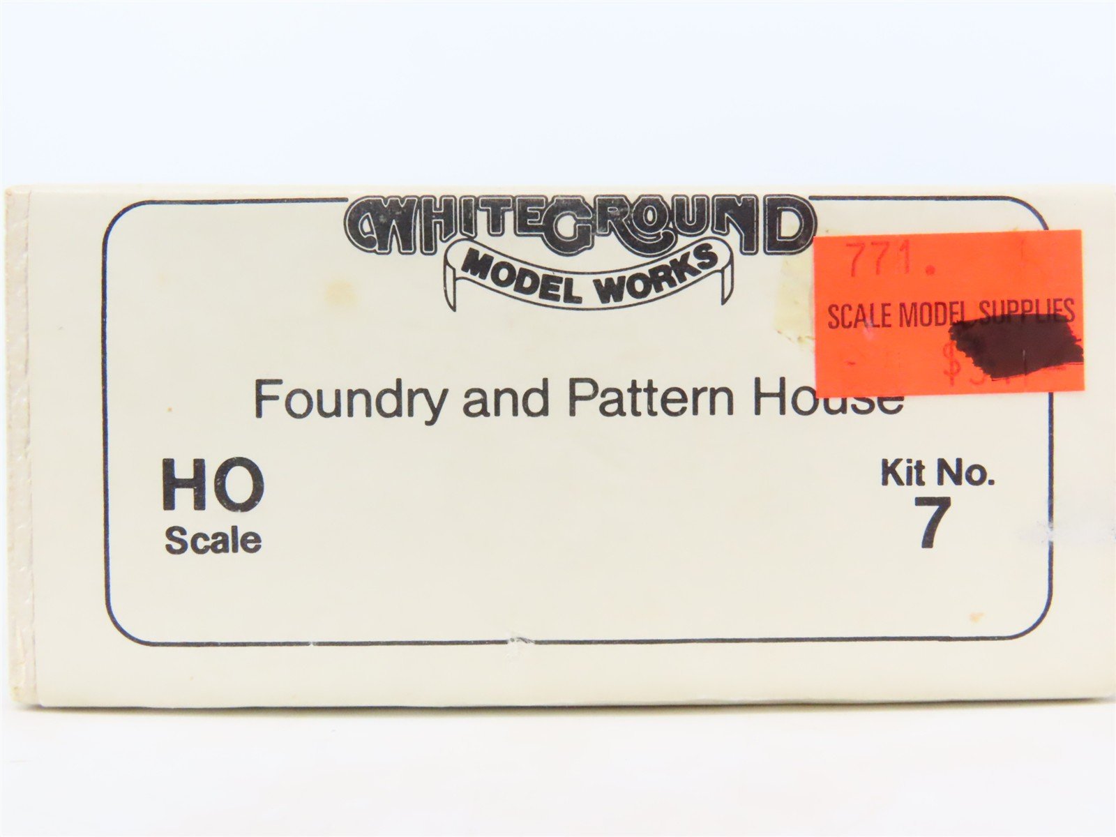 HO Scale White Ground 7 Foundry & Pattern House Building Craftsman Kit