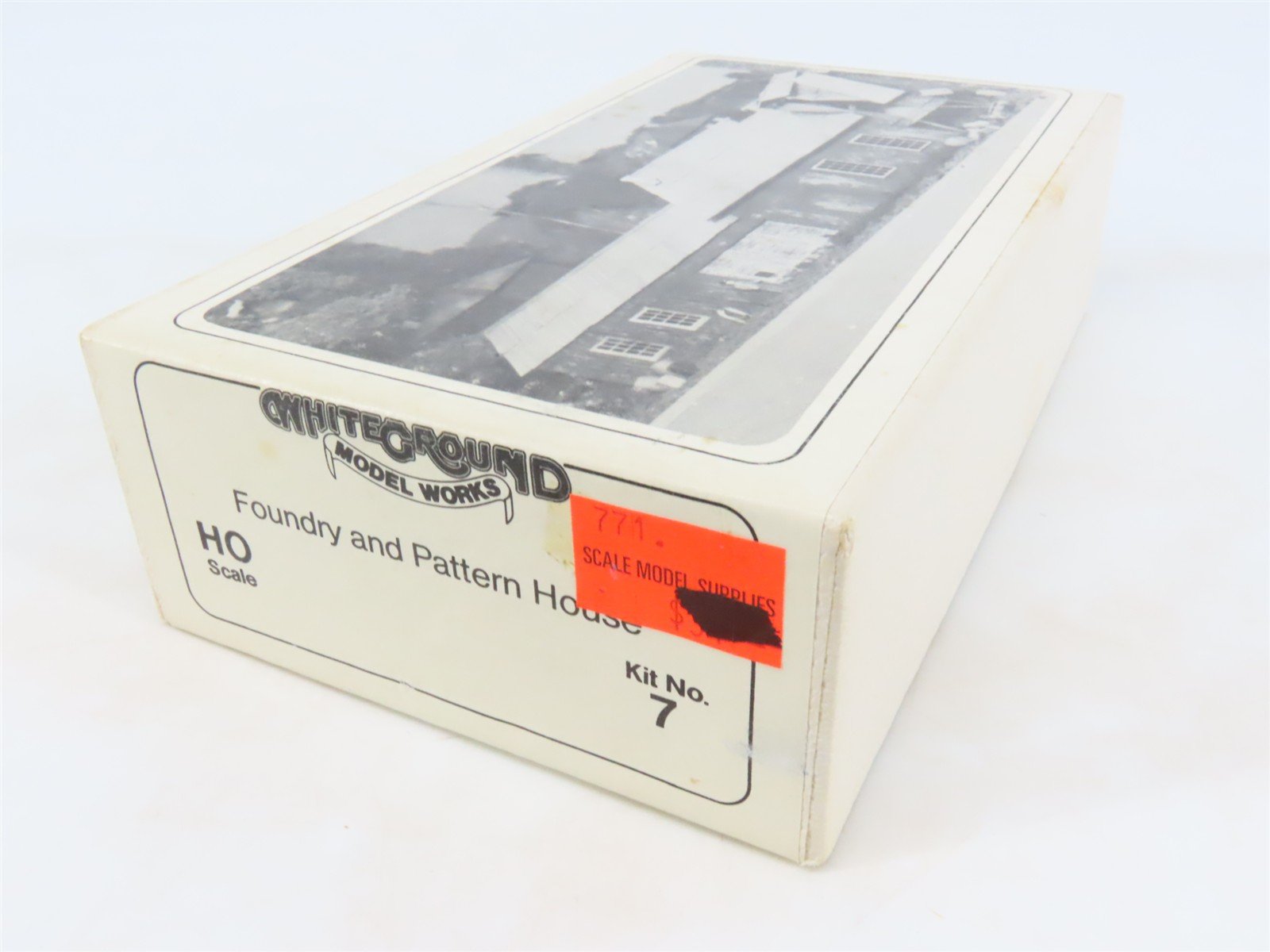 HO Scale White Ground 7 Foundry & Pattern House Building Craftsman Kit