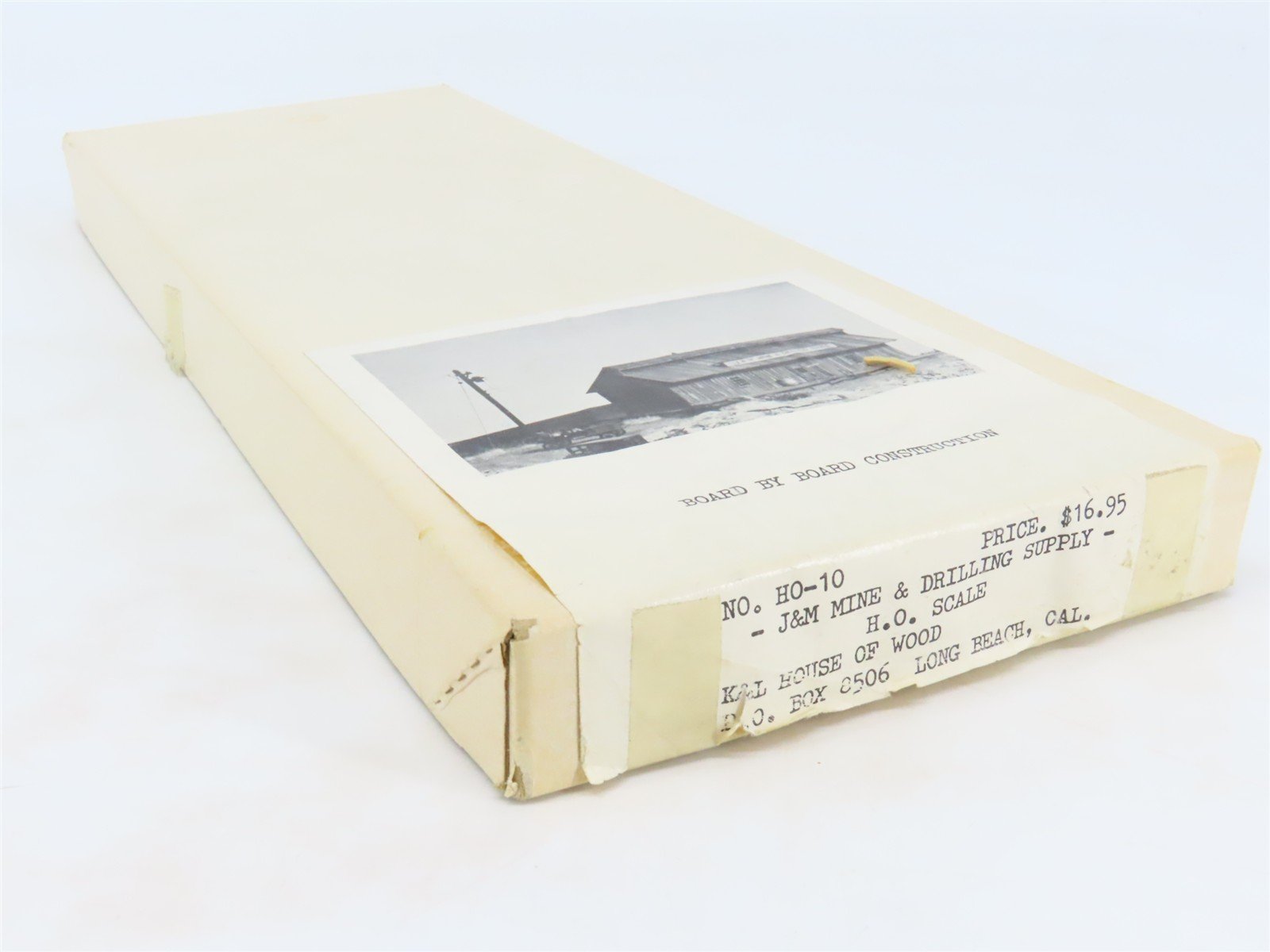 HO K&L House of Wood HO-10 J&M Mine & Drilling Supply Building Craftsman Kit