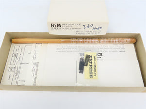 HO Scale HSM Models WF-10 Wells Fargo Express Office Building Craftsman Kit