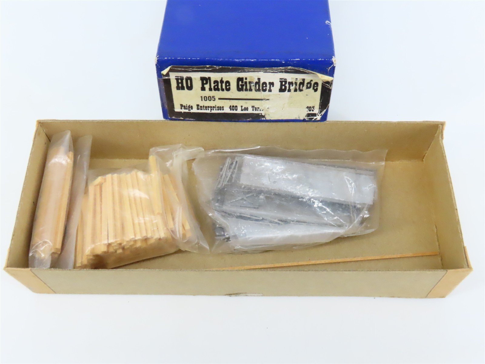 HO Scale Paige Enterprises 1005 Plate Girder Bridge Building Craftsman Kit