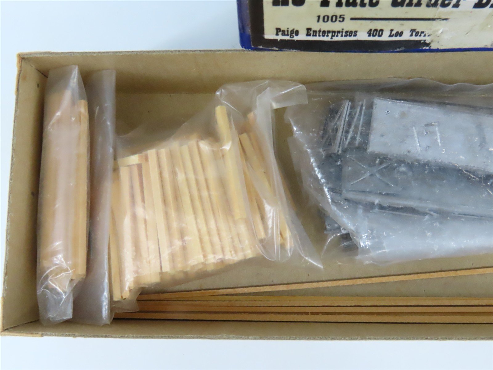 HO Scale Paige Enterprises 1005 Plate Girder Bridge Building Craftsman Kit